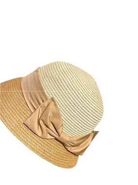 Packable Versatile Straw Wide Rimmed Hat with Vintage Look